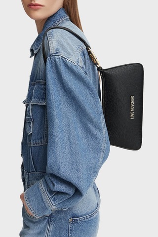 Love Moschino Logolu Ayarlanabilir Askılı Çanta Bayan Çanta Jc4007pp1plb0000 Siyah