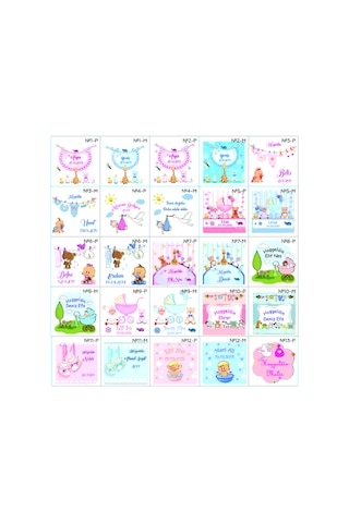 Famous Bebek Şekeri Magnet Bebek Mevlüt Hediyelik Isimli Kapak Açacak  (239797749)