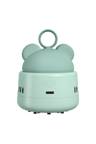 Jeemson Jy-026 Masaüstü Süpürge, Şarj Edilebilir Li-poly Pil, 2 Seviye Vücut, Abs+silikon, 30 Dakika Sürekli Çalışma, Mavi