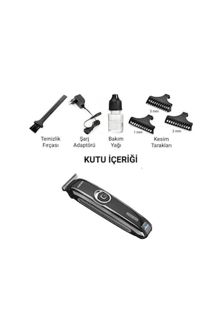 Zhltech Ip-1001 Yedek Başlıklı Şarjlı Saç Sakal Tıraş Makinesi