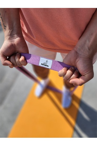 Esnek Dokuma Mor Uzun Direnç Bandı Mor