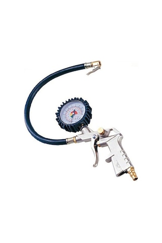 Basınç Göstergeli Lastik Şişirme   Tabancası Hava Saatli 0-12 Bar