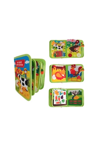 Montessori Aktiviteli Keçe Eğitim Kitabı Rbkds38