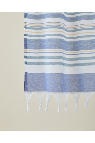 Coastie Rejenere Çizgili Peştamal 80x150 Cm Mavi-yeşil-sarı