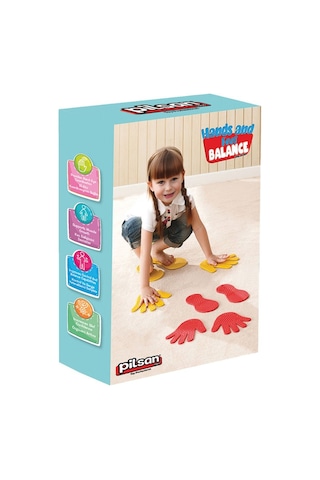 03 707 El Ve Ayak Denge Oyunu Kırmızı-sarı-mavi