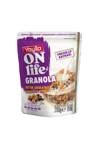 Yayla Onlife Granola Beyaz Çik.antep Fıstıklı Ve Bitter Çik.vişneli 2 Li Karma