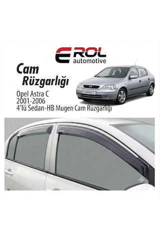 Opel Astra C 2001-2006 4'lü Sedan- Hb Mugen Cam Rüzgarlığı