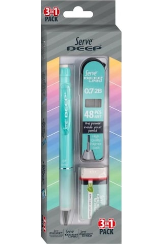 Serve Deep 3'lü Okul Seti Su Yeşili