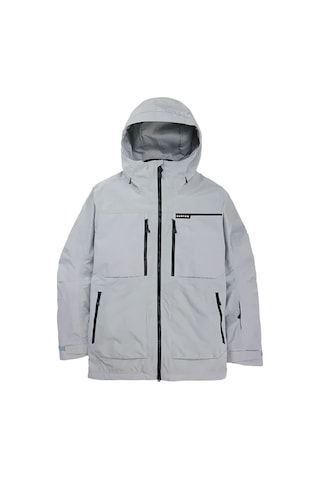 Burton Frostner 2l Erkek Gri Snowboard Ceketi Silver Sconce