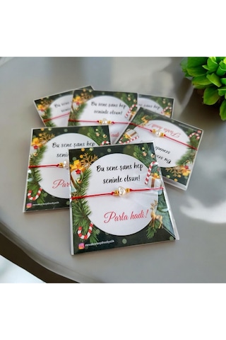 Yılbaşı Hediyesi İnci Bileklik-şans Bilekliği 10 Adet -yeni Yıl,yılbaşı Bilekliği