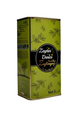 Zeytin Denizi Naturel Sızma Zeytinyağı Teneke 5 L