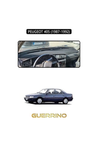 Peugeot 405 1987-1992 Torpido Koruma Halısı Siyah Kenar 1 Adet