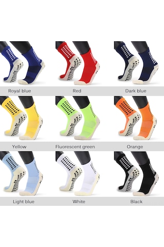 Ranyeek Futbol, Basketbol Ve Koşu İçin Nefes Alabilen Kaymayan Spor Çorap - Tek Çift, Erkek Boy: 39-44, Beyaz Beyaz