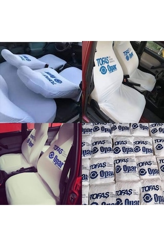 Tofaş Uyumlu Opar Servis Kılıfı - Opar Logolu Likralı Servis Kılıfı - T
