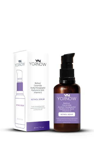 Retinol Serum 30 Ml Kırışıklık Karşıtı, Cilt Yenileyici, Sıkılaştırıcı & Leke Karşıtı Bakım Serumu Seramid & Vitamin E