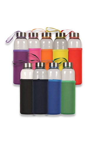 500 Ml Cam Matara Koyu Siyah