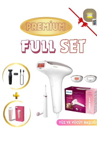 Philips Yüz ve Vücüt Bakım & Lazer Epilasyon Full Seti