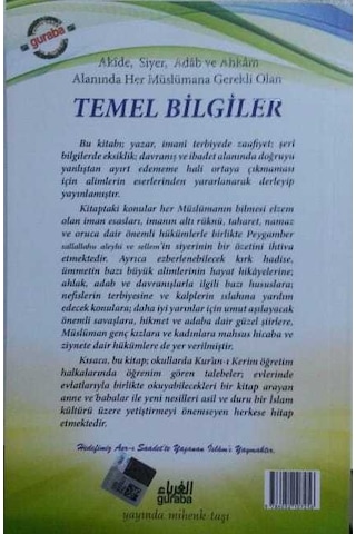 Akide Siyer Adab Ahkam Temel Bilgiler Kurtuluş Yolları
