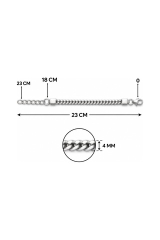 Dupont Mılano Dm-sb-007-ss04 Gümüş Renk Erkek Çelik Bileklik