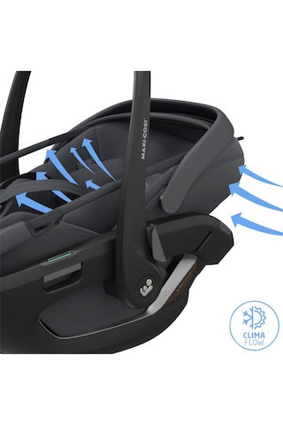 Maxi-cosi Coral Slidepro Isofix Bazalı 360 Dönebilen Tam Yatabilen Modüler 0-13 Kg Ana Kucağı Graph