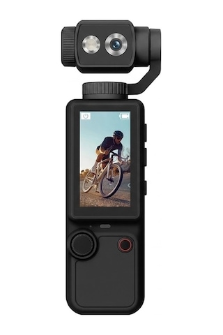 Q8 4k Ultra Hd Taşınabilir Vlog Spor Ve Aksiyon Kamerası 2.0 Döndürülebilir Ips Ekran Siyah
