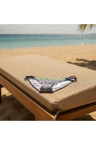 Bonbon Kadın Plaj Giyim Siyah Desenli Bikini Alt Bb2575 Çok Renkli