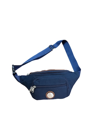 Monte Lui Unisex Kanvas Kumaş Bel Ve Çapraz Çanta Lacivert