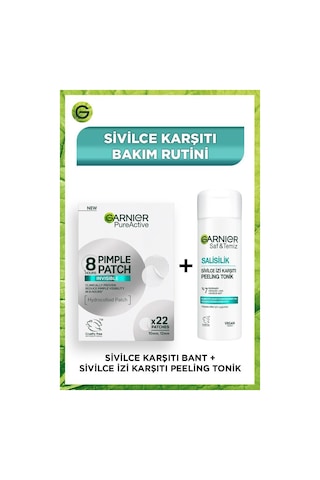 Pimple Patch Cilt Kusurları Görünümü Karşıtı Bant & Salisilik Sivilce İzi Karşıtı Peeling Tonik pktsivilcebantonik-10710