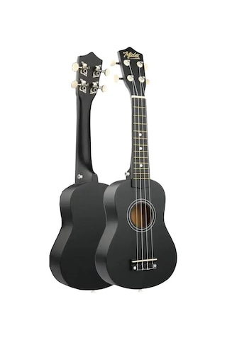 Midex UKX-901BK Siyah Soprano Ukulele (Askı Çanta Metod Pena)