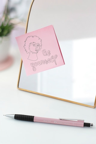 Faber-Castell Grip 1345/47 Versatil Kalem, 0.7 mm, Pembe, Ergonomik Tutuş, Yaylı Uç, Uzun Silgi, Modern Tasarım