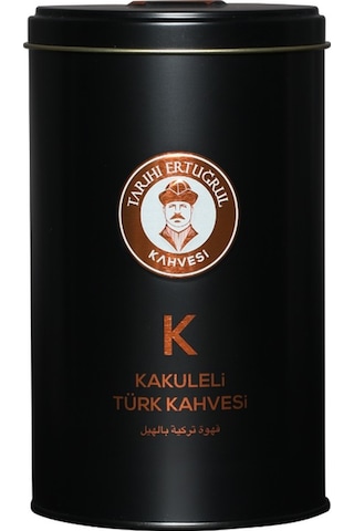 Tarihi Ertuğrul Kahvesi Kakuleli Türk Kahvesi Teneke 250 G Tarihi Ertuğrul Kahvesi Kakuleli Türk Kahvesi Teneke 250 G