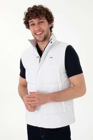 U.s. Polo Assn. Erkek Beyaz Yelek Dokuma 50299412-vr013 Beyaz