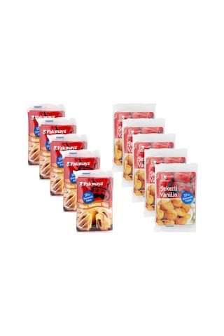 Pakmaya Kabartma Tozu Ve Vanilya 10 Lu Poşet 10 Lu Karma Paket
