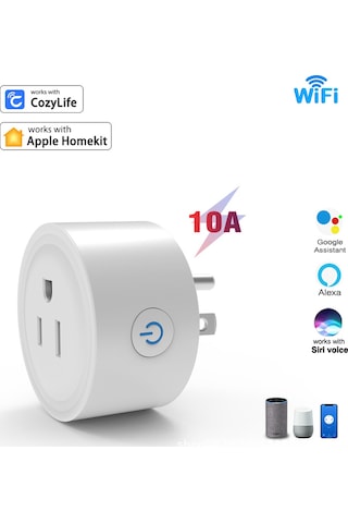 Wezone Cozylife Wifi Akıllı Soketli Çoklu Tesisat - 3 Lü, 10a, Homekit/alexa Uyumlu, Uzaktan Kontrol, Zamanlama, Ateş Güvenli Dh-whdm01