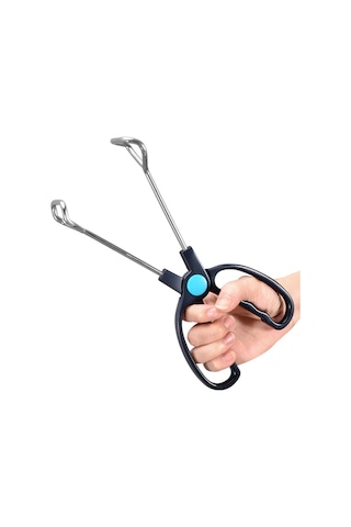 Konesam Kara Gümüş 25cm 430 Paslanmaz Çelik Abs Malzeme Barbekü-mangal-yemek Kolu Çok Renkli