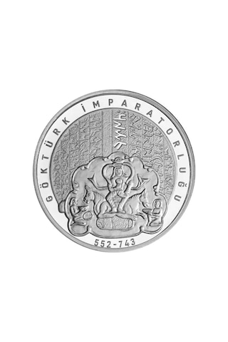 Agakulche Göktürk İmparatorluğu Gümüş Sikke Coin