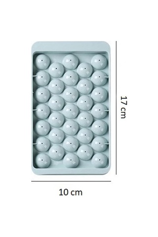 33 Hazneli Pürüzsüz Küre Buz Kalıbı 17-10 Cm Buzluk Diğer