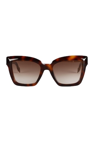 Original Vintage Sunglasses Naples Cıty Nc 01 Havana 50 Kadın Güneş Gözlüğü
