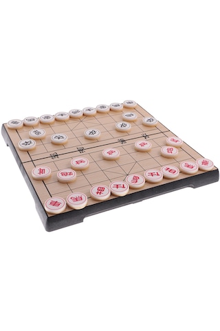 Dolıty Aile Oyunu Seyahat Seti Için Manyetik Çin Satrancı Oyuncak