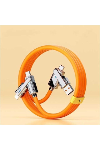 Type-c Type-c Type-c Lightning Usb Type-c Usb Lightning 120w 6a Turbo Hızlı Şarj Ve Data Kablosu Senalstore