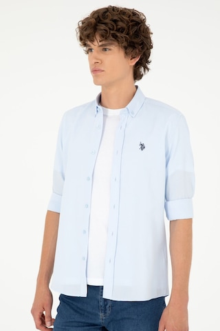 U.s. Polo Assn. Erkek Açık Mavi Gömlek Basic 50288629-vr003 Mavi