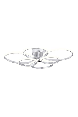 Pl 02 6 Model Krom 3 Renkli Salon Ve Oturma Odası İçin İdeal Alüminyum Avize, 75x10 Krom
