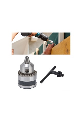 Maiyame Stainless Steel Elektroforezli 0.6-6mm Dönüştürme Matkap Somunu, 3/8-24unf Bağlantı, 3 Tırnaklı Güçlü Tutma, Hızlı Değişim, Çelik, Rust Proof