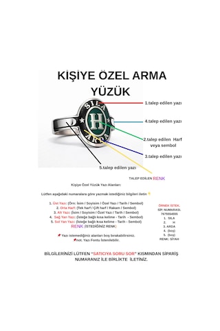 Arma Yüzük 925 Ayar Gümüş Kişiye Özel Kadın & Erkek Gümüş