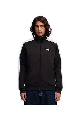 692462-01 Puma Ess T7 Poly Track Jacket Erkek Ceket Siyah 692462-01 Siyah