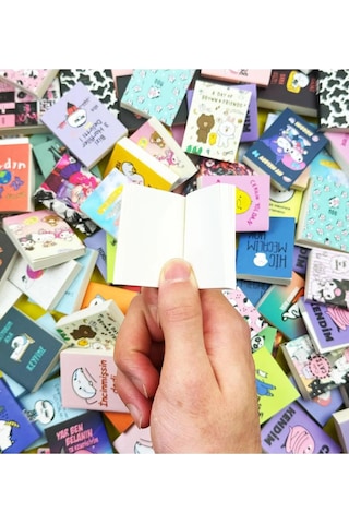 3'lü Minicik Defter 5x4 Cm 120 Sayfa