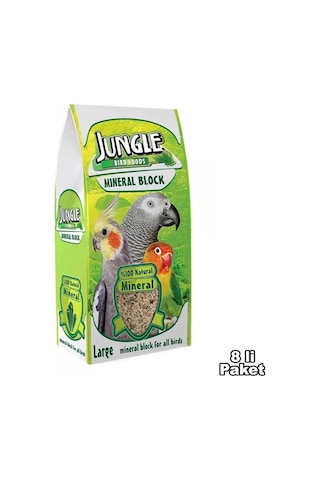 Jungle Mineral Blok Büyük 8'li Paket
