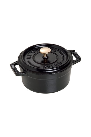 Staub 40500-101-0 Mini Güveç, Yuvarlak Kapaklı 10 Cm, 0,25 L, Ind Diğer