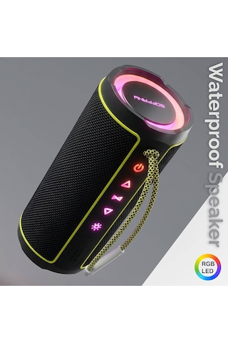 Sfn-880 Rgb Işıklı Bluetooth Hoparlör - Ses Bombası Su Geçirmez T