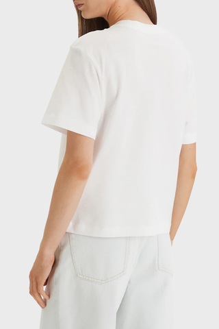 Calvin Klein Bayan T Shirt Lv047f801g Yaf Beyaz BEYAZ